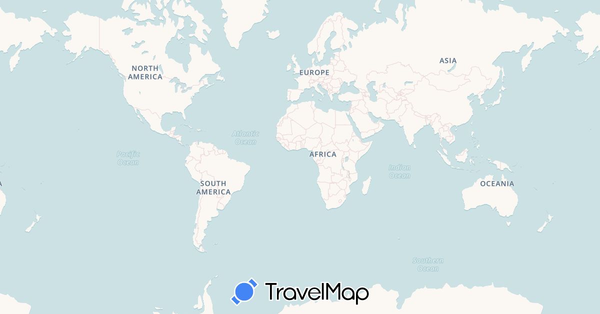 TravelMap itinerary: driving, train, fähre, allradstrecke in Switzerland, Spain, France, Italy, Morocco (Africa, Europe)